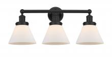 Innovations Lighting 616-3W-BK-G41 - Cone - 3 Light - 26 inch - Matte Black - Bath Vanity Light