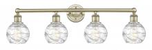 Innovations Lighting 616-4W-AB-G1213-6 - Athens Deco Swirl - 4 Light - 33 inch - Antique Brass - Bath Vanity Light