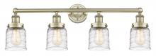 Innovations Lighting 616-4W-AB-G513 - Bell - 4 Light - 32 inch - Antique Brass - Bath Vanity Light