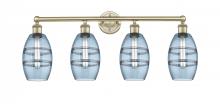 Innovations Lighting 616-4W-AB-G557-6BL - Vaz - 4 Light - 33 inch - Antique Brass - Bath Vanity Light