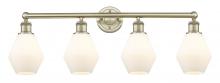 Innovations Lighting 616-4W-AB-G651-6 - Cindyrella - 4 Light - 33 inch - Antique Brass - Bath Vanity Light