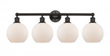 Innovations Lighting 616-4W-OB-G121-8 - Athens - 4 Light - 35 inch - Oil Rubbed Bronze - Bath Vanity Light