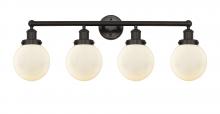 Innovations Lighting 616-4W-OB-G201-6 - Beacon - 4 Light - 33 inch - Oil Rubbed Bronze - Bath Vanity Light