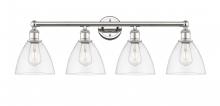 Innovations Lighting 616-4W-PN-GBD-752 - Bristol - 4 Light - 35 inch - Polished Nickel - Bath Vanity Light