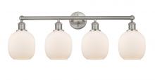 Innovations Lighting 616-4W-SN-G101 - Belfast - 4 Light - 33 inch - Brushed Satin Nickel - Bath Vanity Light