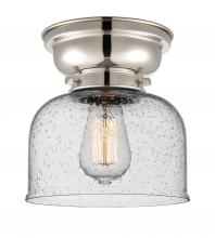 Innovations Lighting 623-1F-PN-G74 - Bell - 1 Light - 8 inch - Polished Nickel - Flush Mount