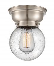 Innovations Lighting 623-1F-SN-G204-6 - Beacon - 1 Light - 6 inch - Brushed Satin Nickel - Flush Mount