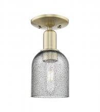 Innovations Lighting 716-1C-AB-G257 - Caledonia - 1 Light - 5 inch - Antique Brass - Semi-Flush Mount