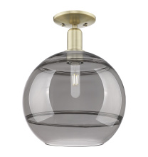 Innovations Lighting 716-1C-AB-G556-12SM - Rochester - 1 Light - 12 inch - Antique Brass - Semi-Flush Mount