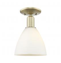 Innovations Lighting 716-1C-AB-GBD-751 - Bristol - 1 Light - 8 inch - Antique Brass - Semi-Flush Mount