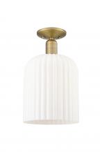 Innovations Lighting 716-1C-BB-G559-8GWH - Bridal Veil - 1 Light - 8 inch - Brushed Brass - Semi-Flush Mount