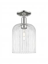 Innovations Lighting 716-1C-PN-G559-8CL - Bridal Veil - 1 Light - 8 inch - Polished Nickel - Semi-Flush Mount