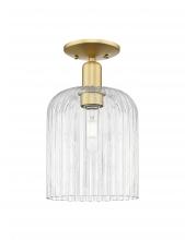Innovations Lighting 716-1C-SG-G559-8CL - Bridal Veil - 1 Light - 8 inch - Satin Gold - Semi-Flush Mount