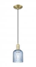 Innovations Lighting 716-1P-AB-G559-5BL - Bridal Veil - 1 Light - 6 inch - Antique Brass - Cord hung - Mini Pendant