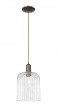 Innovations Lighting 716-1P-OB-G559-8CL - Bridal Veil - 1 Light - 8 inch - Oil Rubbed Bronze - Cord hung - Mini Pendant