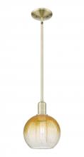 Innovations Lighting 716-1S-AB-G483-8AM - Brookhaven Globe - 1 Light - 6 inch - Antique Brass - Mini Pendant