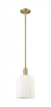 Innovations Lighting 716-1S-BB-G559-8GWH - Bridal Veil - 1 Light - 8 inch - Brushed Brass - Mini Pendant