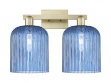 Innovations Lighting 716-2W-AB-G559-8BL - Bridal Veil - 2 Light - 19 inch - Antique Brass - Bath Vanity Light