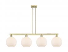 Innovations Lighting 716-4I-AB-G121-10 - Athens - 4 Light - 53 inch - Antique Brass - Stem hung - Island Light