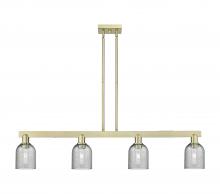 Innovations Lighting 716-4I-AB-G257 - Caledonia - 4 Light - 48 inch - Antique Brass - Stem hung - Island Light