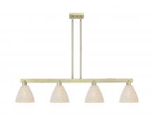 Innovations Lighting 716-4I-AB-NBD-75-NAT - Bristol Natural - 4 Light - 48 inch - Antique Brass - Stem hung - Island Light