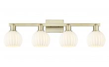 Innovations Lighting 716-4W-AB-G1217-6WV - White Venetian - 4 Light - 33 inch - Antique Brass - Bath Vanity Light