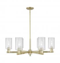 Innovations Lighting 716-6CR-AB-G804 - Clymer - 6 Light - 34 inch - Antique Brass - Stem hung - Chandelier