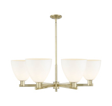 Innovations Lighting 716-6CR-AB-GBD-91 - Bristol - 6 Light - 39 inch - Antique Brass - Stem hung - Chandelier