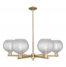 Innovations Lighting 716-6CR-CB-G122C-8CL - Athens - 6 Light - 38 inch - Champagne Bronze - Stem hung - Chandelier
