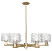 Innovations Lighting 716-6CR-CB-G402 - Niagara - 6 Light - 36 inch - Champagne Bronze - Stem hung - Chandelier