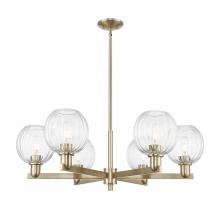 Innovations Lighting 716-6CR-CB-G458-7CL - Preston Globe - 6 Light - 24 inch - Champagne Bronze - Chandelier