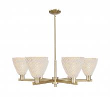 Innovations Lighting 716-6CR-CB-NBD-75-NAT - Bristol Natural - 6 Light - 24 inch - Champagne Bronze - Chandelier