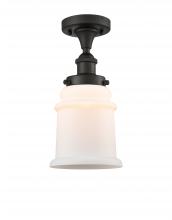 Innovations Lighting 916-1C-OB-G181 - Canton - 1 Light - 6 inch - Oil Rubbed Bronze - Semi-Flush Mount