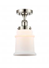 Innovations Lighting 916-1C-PN-G181 - Canton - 1 Light - 6 inch - Polished Nickel - Semi-Flush Mount