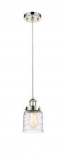 Innovations Lighting 916-1P-PN-G513 - Bell - 1 Light - 5 inch - Polished Nickel - Cord hung - Mini Pendant