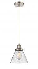 Innovations Lighting 916-1P-SN-G44 - Cone - 1 Light - 8 inch - Brushed Satin Nickel - Cord hung - Mini Pendant