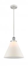 Innovations Lighting 916-1P-WPC-G41-L - Cone - 1 Light - 12 inch - White Polished Chrome - Cord hung - Mini Pendant