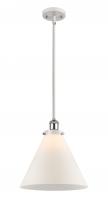 Innovations Lighting 916-1S-WPC-G41-L - Cone - 1 Light - 12 inch - White Polished Chrome - Mini Pendant