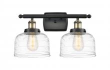 Innovations Lighting 916-2W-BAB-G713 - Bell - 2 Light - 18 inch - Black Antique Brass - Bath Vanity Light