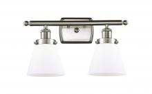 Innovations Lighting 916-2W-SN-G61 - Cone - 2 Light - 16 inch - Brushed Satin Nickel - Bath Vanity Light