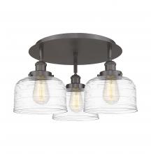 Innovations Lighting 916-3C-OB-G713 - Bell - 3 Light - 20 inch - Oil Rubbed Bronze - Semi-Flush Mount