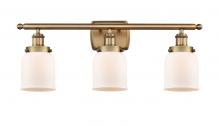 Innovations Lighting 916-3W-BB-G51 - Bell - 3 Light - 26 inch - Brushed Brass - Bath Vanity Light