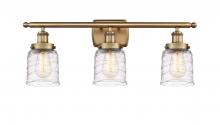 Innovations Lighting 916-3W-BB-G513 - Bell - 3 Light - 26 inch - Brushed Brass - Bath Vanity Light