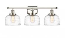 Innovations Lighting 916-3W-PN-G713 - Bell - 3 Light - 28 inch - Polished Nickel - Bath Vanity Light