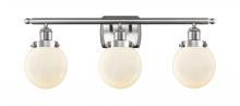 Innovations Lighting 916-3W-SN-G201-6 - Beacon - 3 Light - 26 inch - Brushed Satin Nickel - Bath Vanity Light