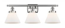 Innovations Lighting 916-3W-SN-G41 - Cone - 3 Light - 28 inch - Brushed Satin Nickel - Bath Vanity Light