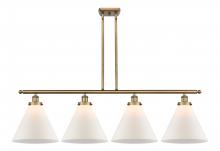 Innovations Lighting 916-4I-BB-G41-L - Cone - 4 Light - 48 inch - Brushed Brass - Stem Hung - Island Light