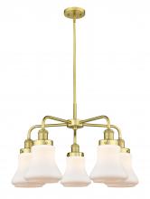 Innovations Lighting 916-5CR-SG-G191 - Bellmont - 5 Light - 25 inch - Satin Gold - Chandelier