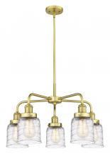 Innovations Lighting 916-5CR-SG-G513 - Bell - 5 Light - 24 inch - Satin Gold - Chandelier