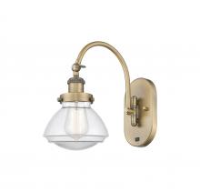Innovations Lighting 918-1W-BB-G322 - Olean - 1 Light - 7 inch - Brushed Brass - Adjustable Swing Arm